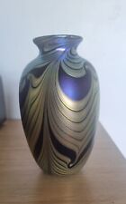 Okra glass vass for sale  EXETER