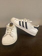 Adidas Superstar 2.5 PYV Shell Toe Blk/White Leather Old School Skater Stan Smit, used for sale  Shipping to South Africa