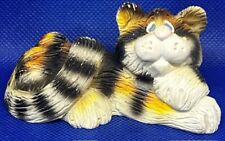 Vintage Russ Berrie Kathleen Kelly Highland Ridge Tiger Cat Figurine 14218 for sale  Shipping to South Africa