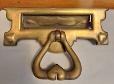 Antique brass letterbox for sale  COLWYN BAY