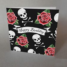 Tattoo skull roses for sale  NORWICH