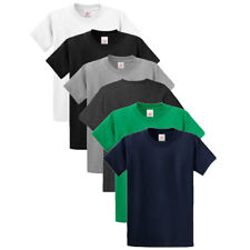 Men's Liso Camisetas de algodão camiseta manga curta gola careca, casual, top x1, x3, x6 comprar usado  Enviando para Brazil