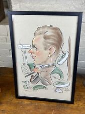 1942 caricature man for sale  Saco