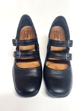 CLARKS Artisan Women's 9M Passion Black Double Strap Heels Mary Jane Shoes, used for sale  Shipping to South Africa