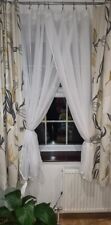 White voile curtain for sale  LEICESTER
