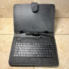 Universal Micro USB Keyboard Leather Case Cover Stand For 7" 8" Tablet Untested for sale  Shipping to South Africa