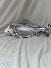 Silver metal fish for sale  Gardiner