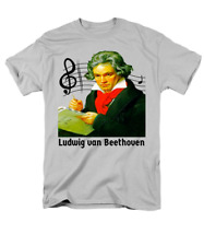 Nova camiseta de alta qualidade Ludwig van Beethoven compositor alemão P-4XL comprar usado  Enviando para Brazil