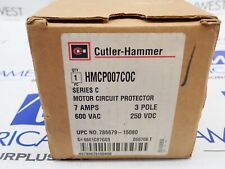 Disjuntor Cutler Hammer Westinghouse HMCP007C0C 3 polos 600V 7Amp série C NOVO comprar usado  Enviando para Brazil