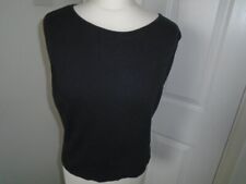 Black ribbed sleeveless for sale  PETERBOROUGH