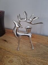 Silver stag candle for sale  STROUD