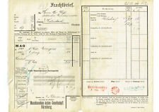 Frachtbrief 1893 nürnberg gebraucht kaufen  Oberzwehren