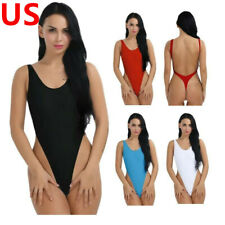 Mulheres Sexy _ nos Corte alta biquíni Calcinha Body Maiô Collant uma peça Swimwear comprar usado  Enviando para Brazil