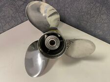 13 1/4" X 17P TURBO STAINLESS PROPELLER, 13 1/4 X 17, Evinrude/Johnson 13 spline, used for sale  Shipping to South Africa