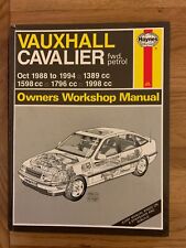 vauxhall cavalier haynes manual for sale  LEATHERHEAD