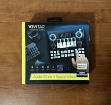 Vivitar Creator Series mixer de som fluxo de áudio USB-C efeitos de voz Bluetooth, usado comprar usado  Enviando para Brazil