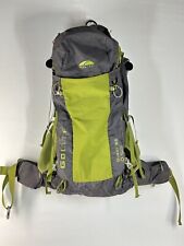 #1723 Mochila GoLite Quest 65 LiteRail A/T gris/verde para senderismo/campamento LEER, usado segunda mano  Embacar hacia Argentina