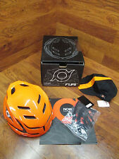 NOW FURI HELMET L/XL ORANGE AND BLACK AND ORANGE CYCLING CAP for sale  Shipping to South Africa