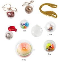 Christmas clear baubles for sale  PORTSMOUTH