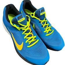 Sola Nike masculina zoom azul com cadarço corredores esportivos suporte dinâmico tamanho 10.5 comprar usado  Enviando para Brazil