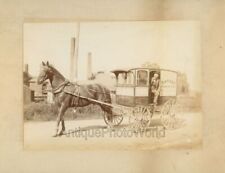 Homem a cavalo carruagem cubinho forno rua padaria foto antiga Pottstown PA comprar usado  Enviando para Brazil