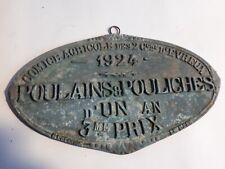 1924 plaque metal d'occasion  Rouen-