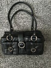Real leather black for sale  LOWESTOFT