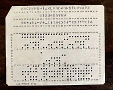 vintage punch cards for sale  Renton