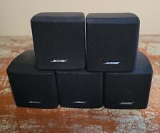 Bose Single Cube Speakers 5x Acoustimass Lifestyle Satellite Surround Black for sale  Shipping to South Africa