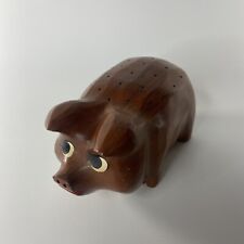 Vtg wood pig for sale  Oceanside