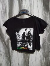 Camiseta preta Burning Bob Marley feminina pequena comprar usado  Enviando para Brazil