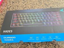 Durgod Hades 68 RGB Mechanical Gaming Keyboard [switch Kailh Box red], used for sale  Shipping to South Africa