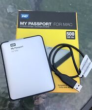 Nuevo disco duro externo WD My Passport para Mac 500 GB USB 3.0 segunda mano  Embacar hacia Argentina