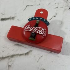 Ímã de geladeira vintage Coca Cola clipe chip vermelho sempre colecionável comprar usado  Enviando para Brazil
