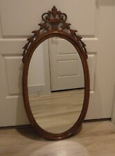 mirror wooden oval for sale  Reston