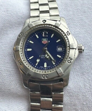 Usado, Relógio de pulso feminino Tag Heuer Professional WK1313 quartzo 28mm 200m mostrador azul comprar usado  Enviando para Brazil