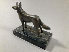 Bronze figur schäferhund gebraucht kaufen  Berlin