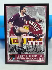 Signed 1994 Series 2 Rugby League Gary Belcher #161 Maroons State of Origin NRL  for sale  Shipping to South Africa
