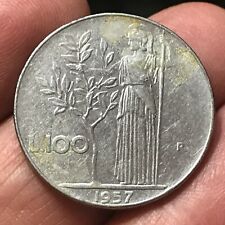 Usato, Moneta da 100 Lire 1957 Italia (Minerva 1° tipo) usato  San Bonifacio