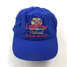 VINTAGE Parasail Hat Cap Snapback Blue Adjustable Embroidered Adult Nylon 80s, used for sale  Shipping to South Africa
