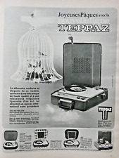 1967 PRESS ADVERTISEMENT TEPPAZ OSCAR TOURIST TRANSIT RADIO ELECTROPHONE 432 for sale  Shipping to South Africa