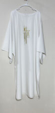 WHITE DALMATIC VESTMENT CHASUBLE for sale  Shipping to South Africa