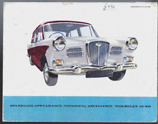 Wolseley 1960 market for sale  UK