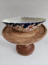 Vintage Porcelain Blue Cobalt and Gold Serving/Candy/Trinket Dish for sale  Shipping to South Africa