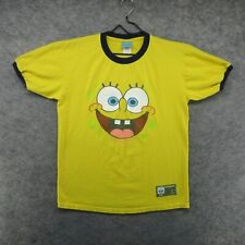 Usado, Camisa masculina vintage Bob Esponja calça quadrada grande amarela 2002 Nickelodeon Y2K comprar usado  Enviando para Brazil