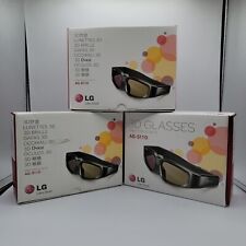 Lote de 3 Gafas LG 3D Modelo AG-S110 para TV Caja Abierta Completa Life's Good segunda mano  Embacar hacia Argentina