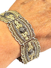 Vintage silberarmband filigran gebraucht kaufen  Linden