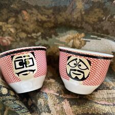 Set of 2 Arabiana Nescafe Collectors Face Espresso Coffee 2'' Cups for sale  Shipping to South Africa