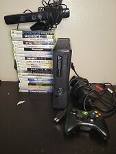 Microsoft Xbox 360 S Console Model 1439 Complete Bundle 22 Games Kinect Tested, used for sale  Shipping to South Africa