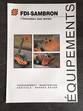 Brochure tracteurs fdi d'occasion  Châteauroux